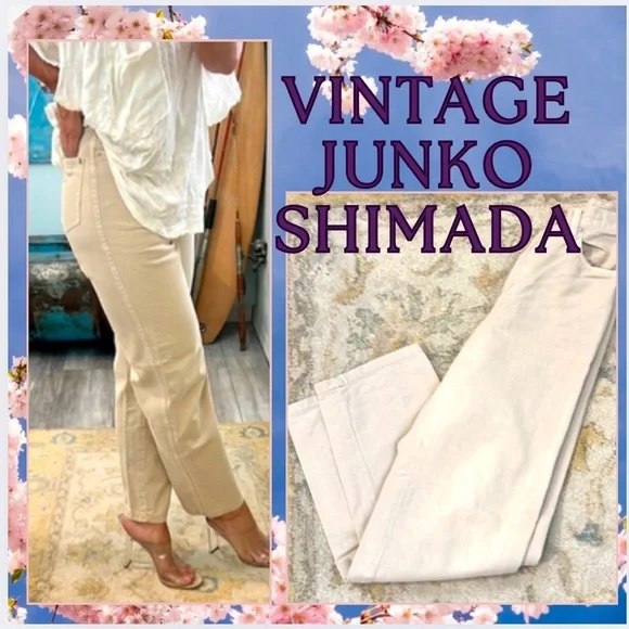 VTG Junko Shimada,Paris, Incredible Luxury High-Waisted, 1980’s Vintage,Size 0/2